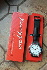 Vostok Komandirsky Russian Mechanical Military Wrist Watch Red Star 811171