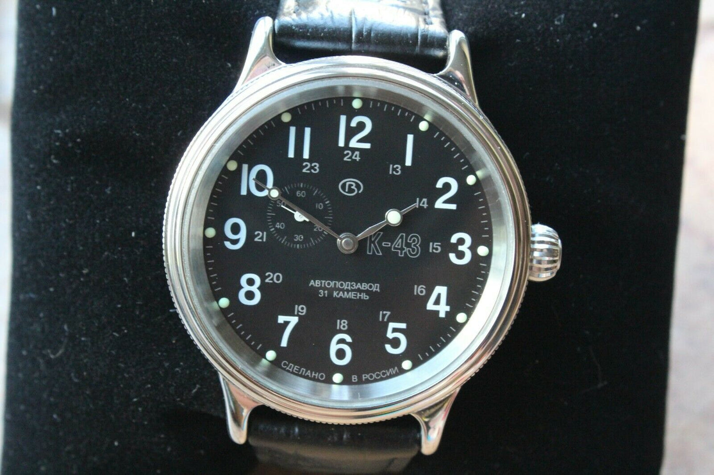 Vostok Komandirsky Automatic Russian K-43 Retro wrist watch 540854