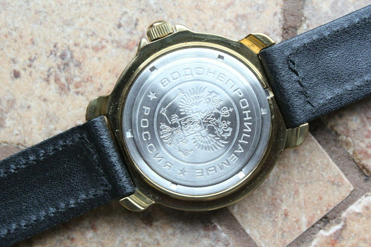 Vostok Komandirsky 819163 Russian Mechanical Military Wrist Watch Submarine Boat