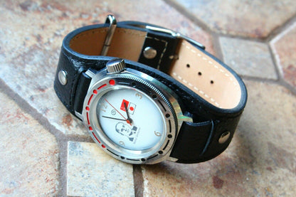 Vostok Gorbachev 1993 year Soviet Union Watch Rare + classic strap 341306