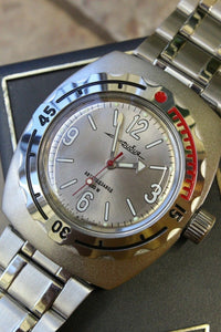 Russian Mechanical Automatic Wrist Watch VOSTOK AMPHIBIAN DIVER 090661