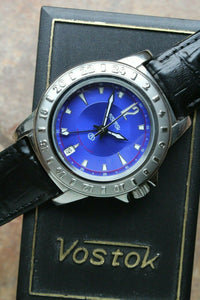 Russian Mechanical Automatic Wrist Watch Vostok Megapolis Rare 690132