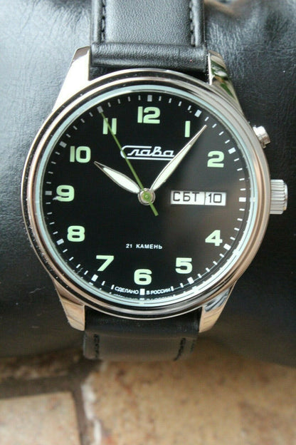 Slava Tradition Russian Military Wrist Watch 1241418
