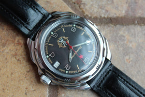 Vostok Komandirsky Russian Military Wrist Watch # 211296 NEW