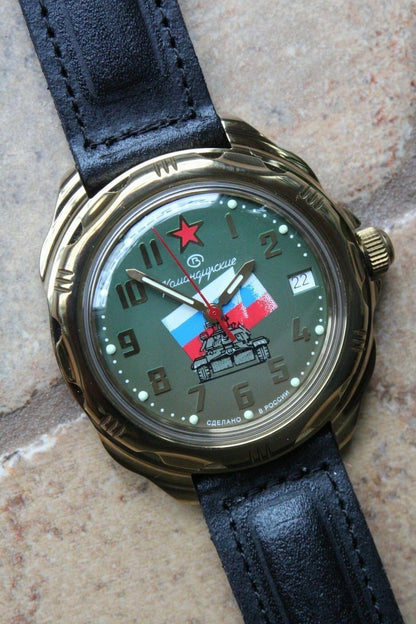 Vostok Komandirsky Russian Military Wrist Watch 219435