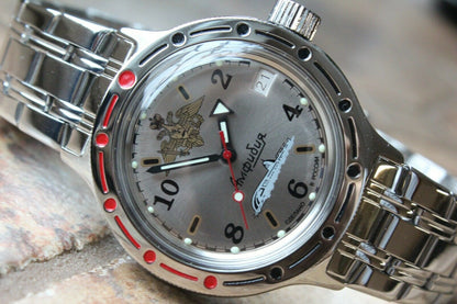 Russian Mechanical Automatic Wrist Watch VOSTOK AMPHIBIAN DIVER 420392