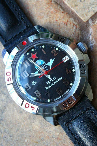 Vostok Komandirsky Military Wrist Watch # 431288 NEW
