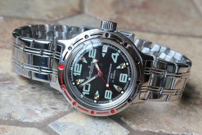 Russian Mechanical Automatic Wrist Watch VOSTOK AMPHIBIAN DIVER 420334