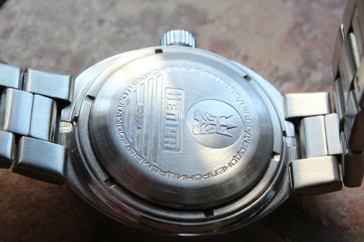 Vostok Amphibian Neptun Russian Machanical Auto Diver Men's wrist watch 960760