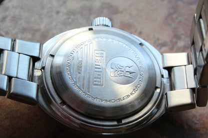 Vostok Amphibian Neptun Russian Machanical Auto Diver Men's wrist watch 960760