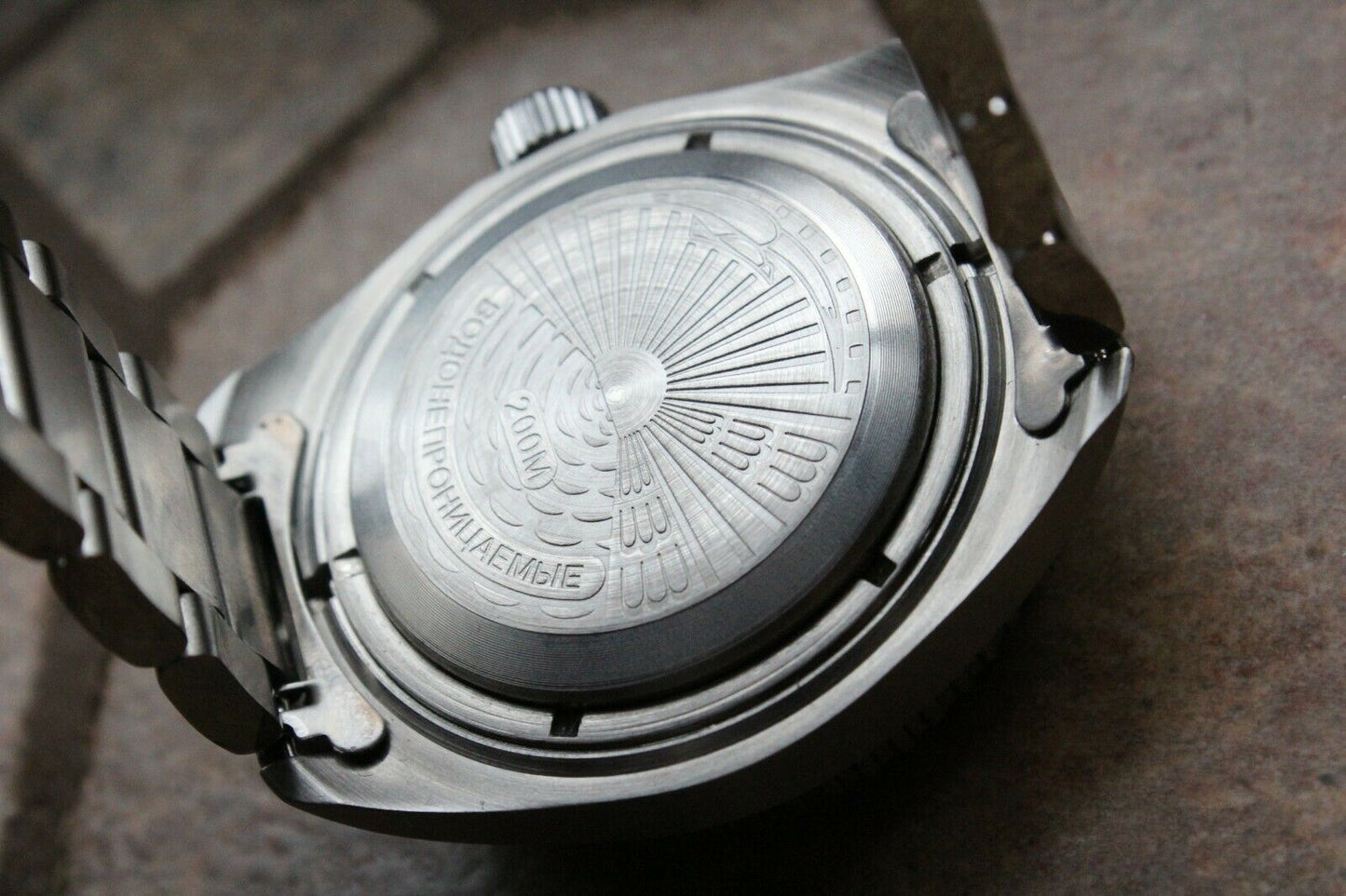 Vostok Komandirsky 030936 Russian Automatic Military Wrist Watch 24 Hours