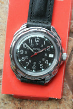 Load image into Gallery viewer, Vostok Komandirsky 211783 Mechanical Russian Military Wrist Watch 24 Hours Dial
