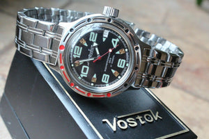 Russian Mechanical Automatic Wrist Watch VOSTOK AMPHIBIAN DIVER 420334