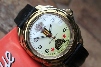 Vostok Komandirsky Mechanical Manual Winding Wrist Watch 219943