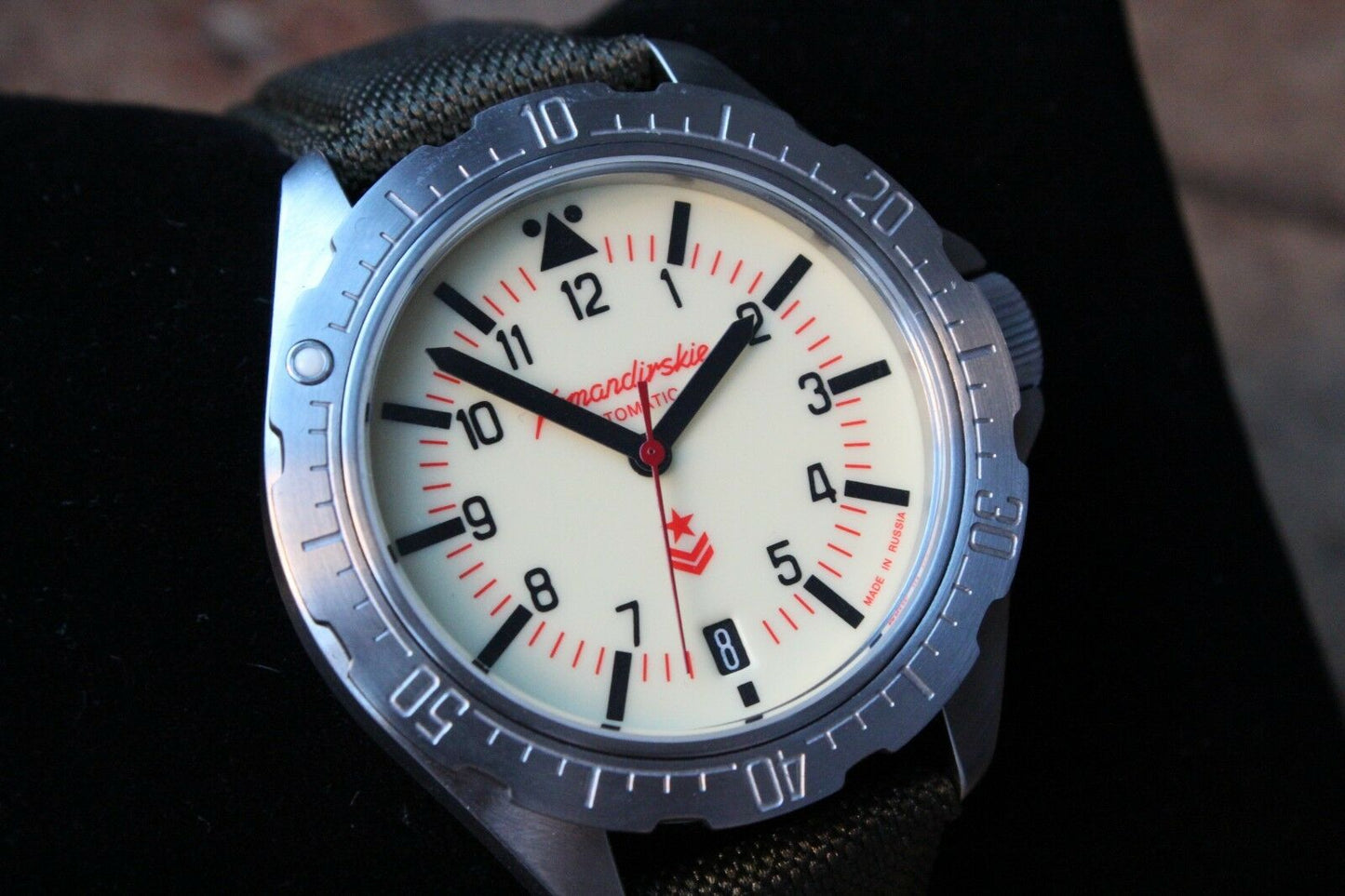 Vostok Komandirsky Russian K-34 Rare Military wristwatches 340003