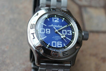 Load image into Gallery viewer, Russian Mechanical Automatic Wrist Watch VOSTOK AMPHIBIAN DIVER 100815
