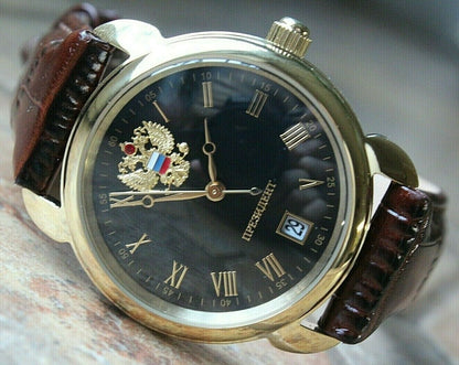 Russian President 4076681 Quartz Men's Wrist Watch Poljot