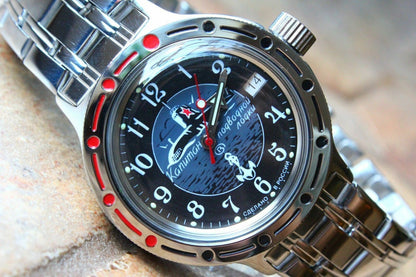 Russian Mechanical Automatic Wrist Watch VOSTOK AMPHIBIAN DIVER 420831