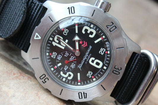 Vostok Komandirsky Mechanical Automatic Wrist Watch K-35 350748