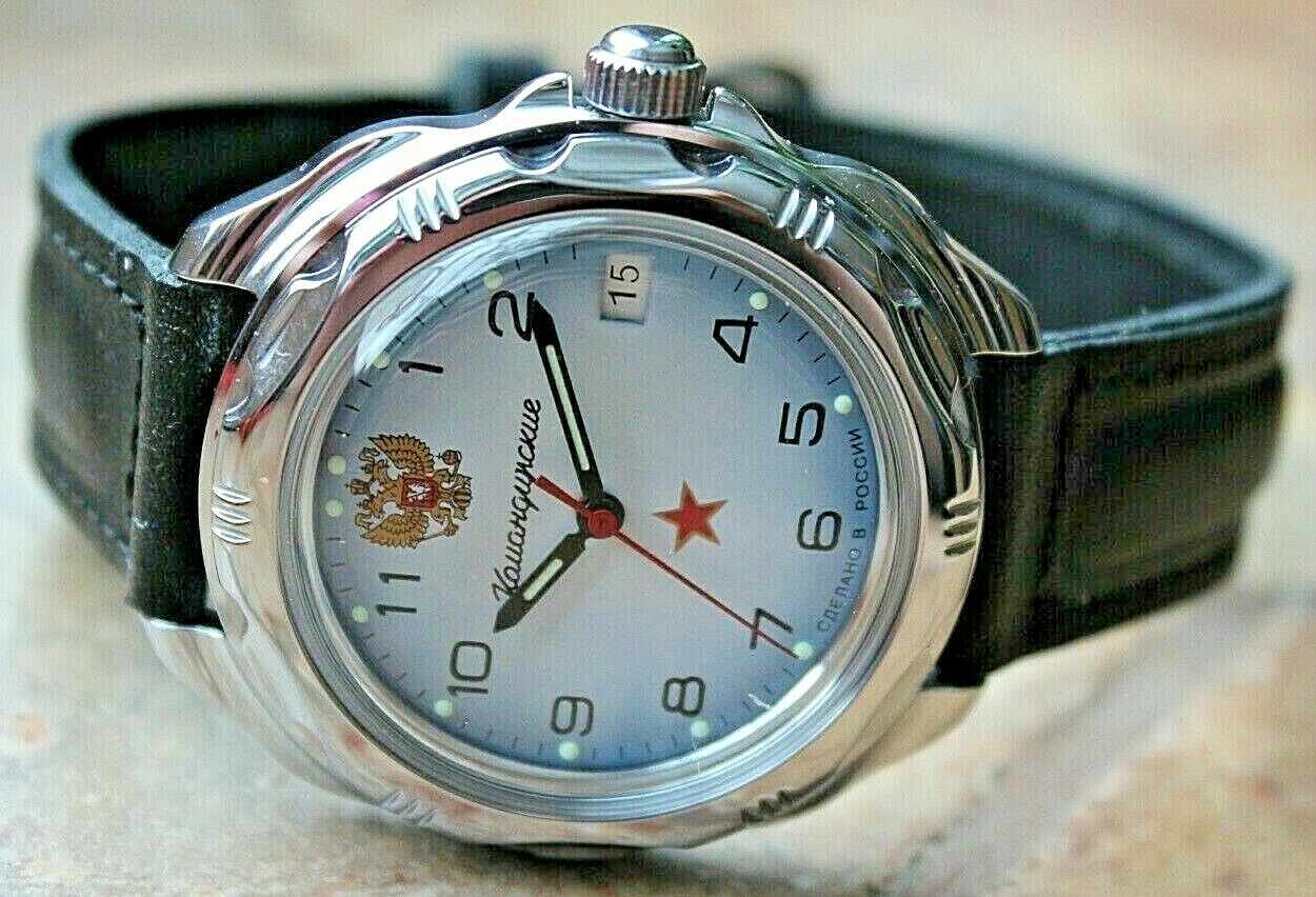 Vostok Komandirsky 211323 Mechanical Classic Russian Military Wrist Watch