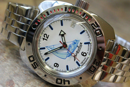 Russian Mechanical Automatic Wrist Watch VOSTOK AMPHIBIAN DIVER 710615