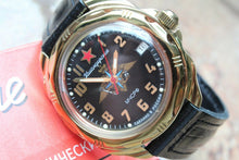 Load image into Gallery viewer, Vostok Komandirsky Russian Military Wrist Watch # 219639 NEW
