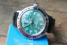 Load image into Gallery viewer, Vostok Komandirsky 921307 Automatic Mechanical Military Wrist Watch NEW
