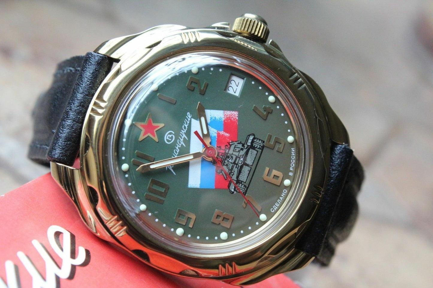 Vostok Komandirsky Russian Military Wrist Watch 219435