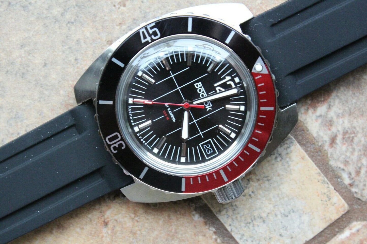 Vostok Amphibian Classic Russian Machanical Auto Diver Men's wrist watch 170864