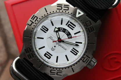 Russian Mechanical Automatic Wrist Watch VOSTOK Komandirsky K-35 350618