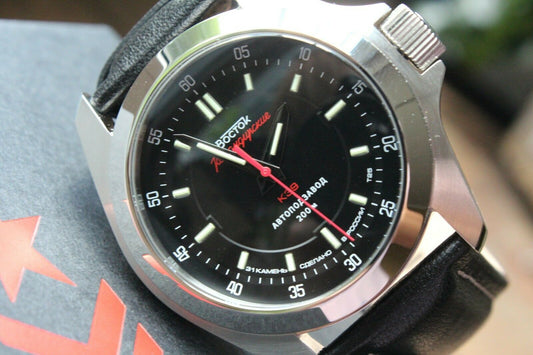 Vostok Komandirsky Russian Mechanical Automatic K-39 Military wristwatch 390775