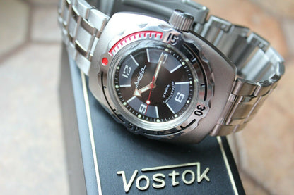 Russian Mechanical Automatic Wrist Watch VOSTOK AMPHIBIAN DIVER 090510
