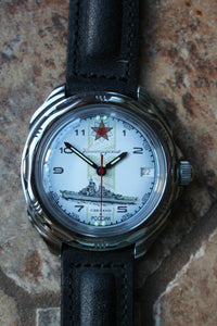 Vostok Komandirsky Russian Military Wrist Watch # 211428 NEW