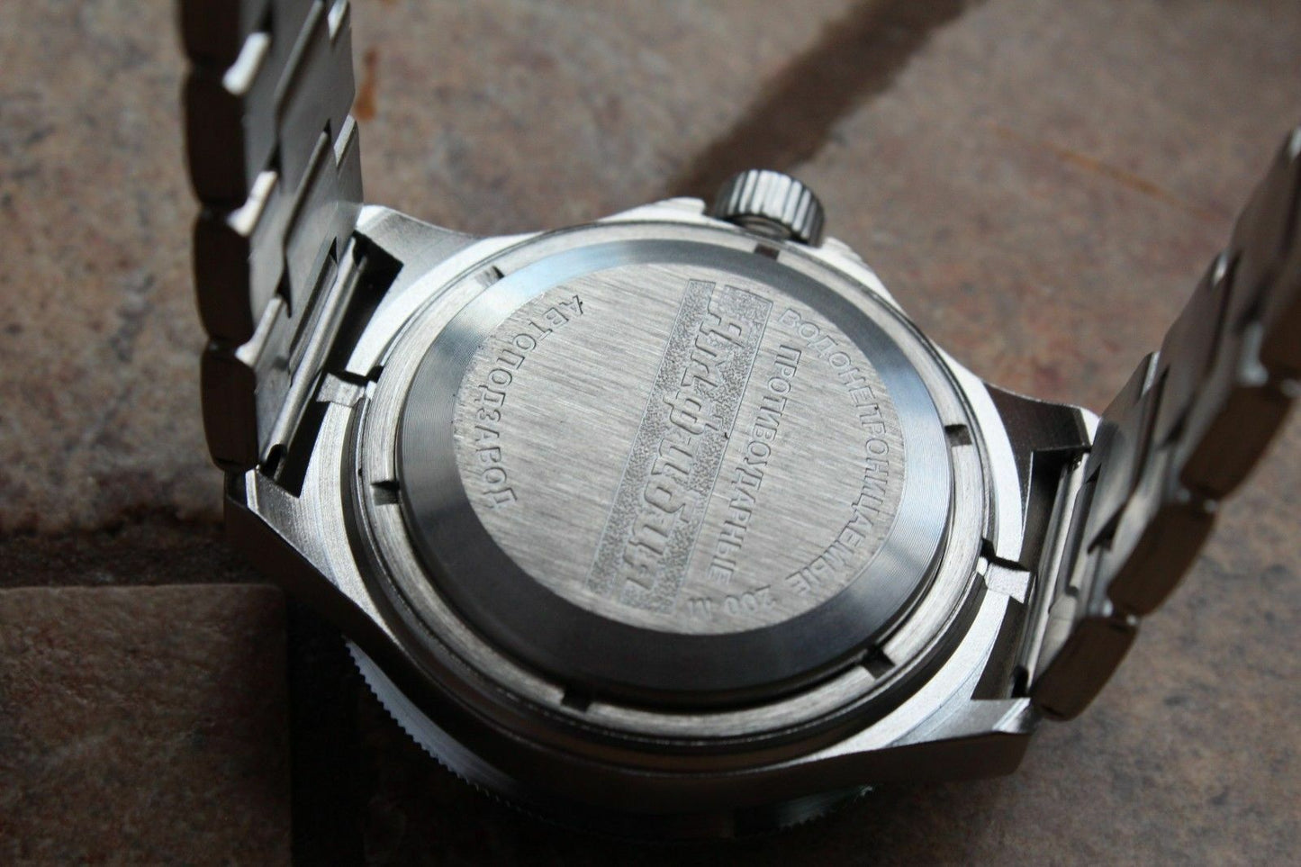 Vostok Amphibian Auto Russian diver wrist watch 060484