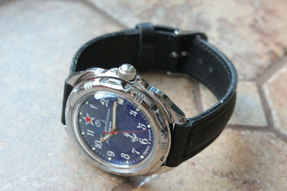 Vostok Komandirsky Russian Military Wrist Watch Submarine 211289