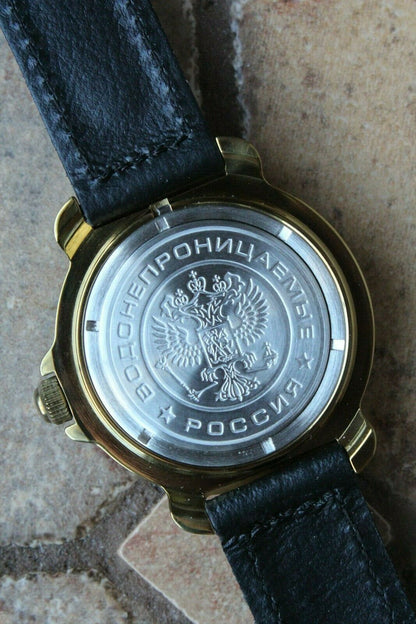 Vostok Komandirsky 819955 Russian Mechanical Military Wrist Watch Marines