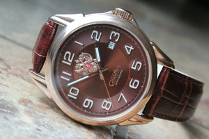 Slava Tradition Mechanical Automatic Russian Classic Wrist Watch 1613841