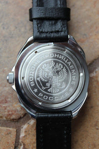 Vostok Komandirsky Russian Military Wrist Watch # 211139 NEW