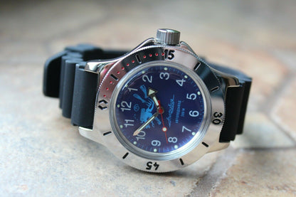 Russian Mechanical Automatic Wrist Watch VOSTOK AMPHIBIAN DIVER 120656