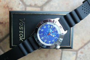 Russian Mechanical Automatic Wrist Watch VOSTOK AMPHIBIAN DIVER 120656