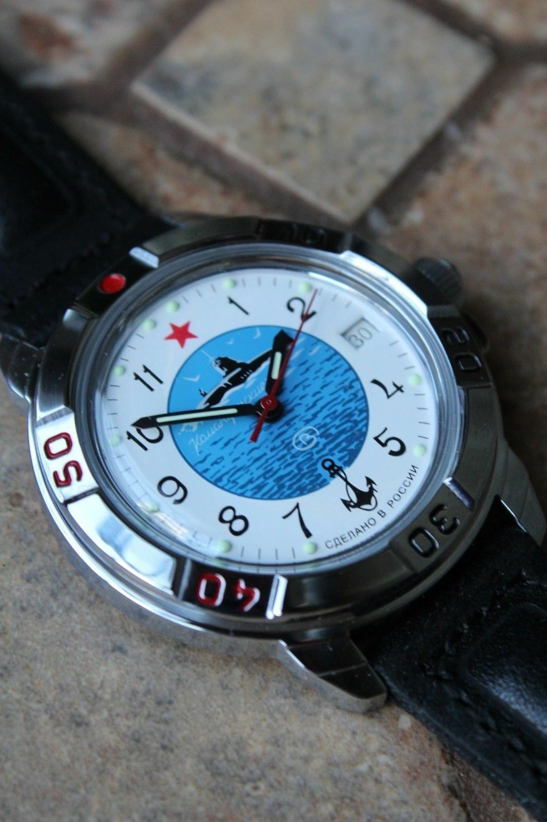 Vostok Komandirsky Mechanical Manual Winding Wrist Watch 431055