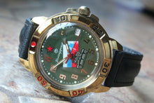 Load image into Gallery viewer, Vostok Komandirsky Military Wrist Watch # 439435 NEW
