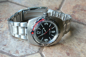 Russian Mechanical Automatic Wrist Watch VOSTOK AMPHIBIAN DIVER 090660