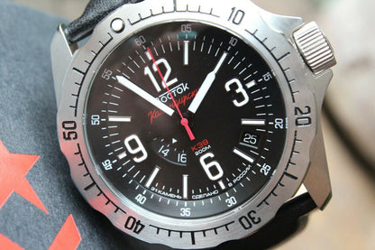 Vostok Komandirsky Russian Mechanical K-39 Military wristwatch 390776