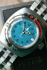 Russian Mechanical Automatic Wrist Watch VOSTOK AMPHIBIAN DIVER Custom 090367