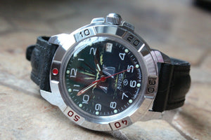 Vostok Komandirsky Military Wrist Watch # 431976 NEW