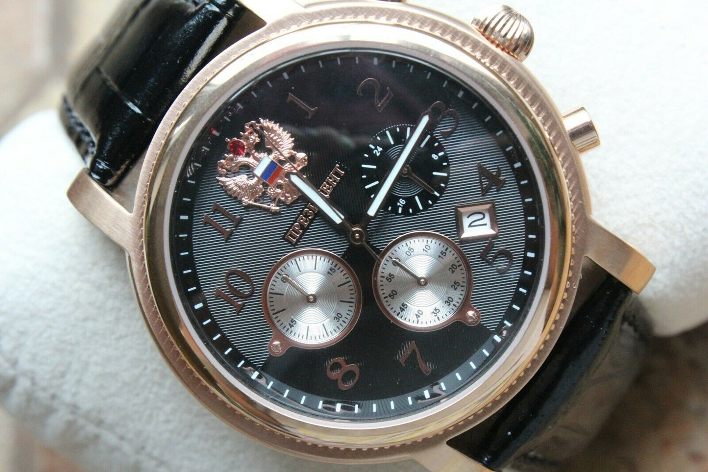 Russian President 13019010 Quartz Men's Wrist Watch Poljot