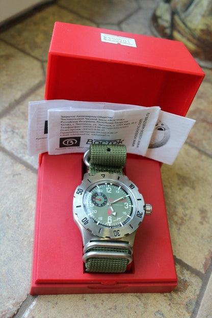 Vostok Komandirsky Mechanical Automatic Wrist Watch K-35 350501