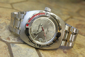 Russian Mechanical Automatic Wrist Watch VOSTOK AMPHIBIAN DIVER 090661
