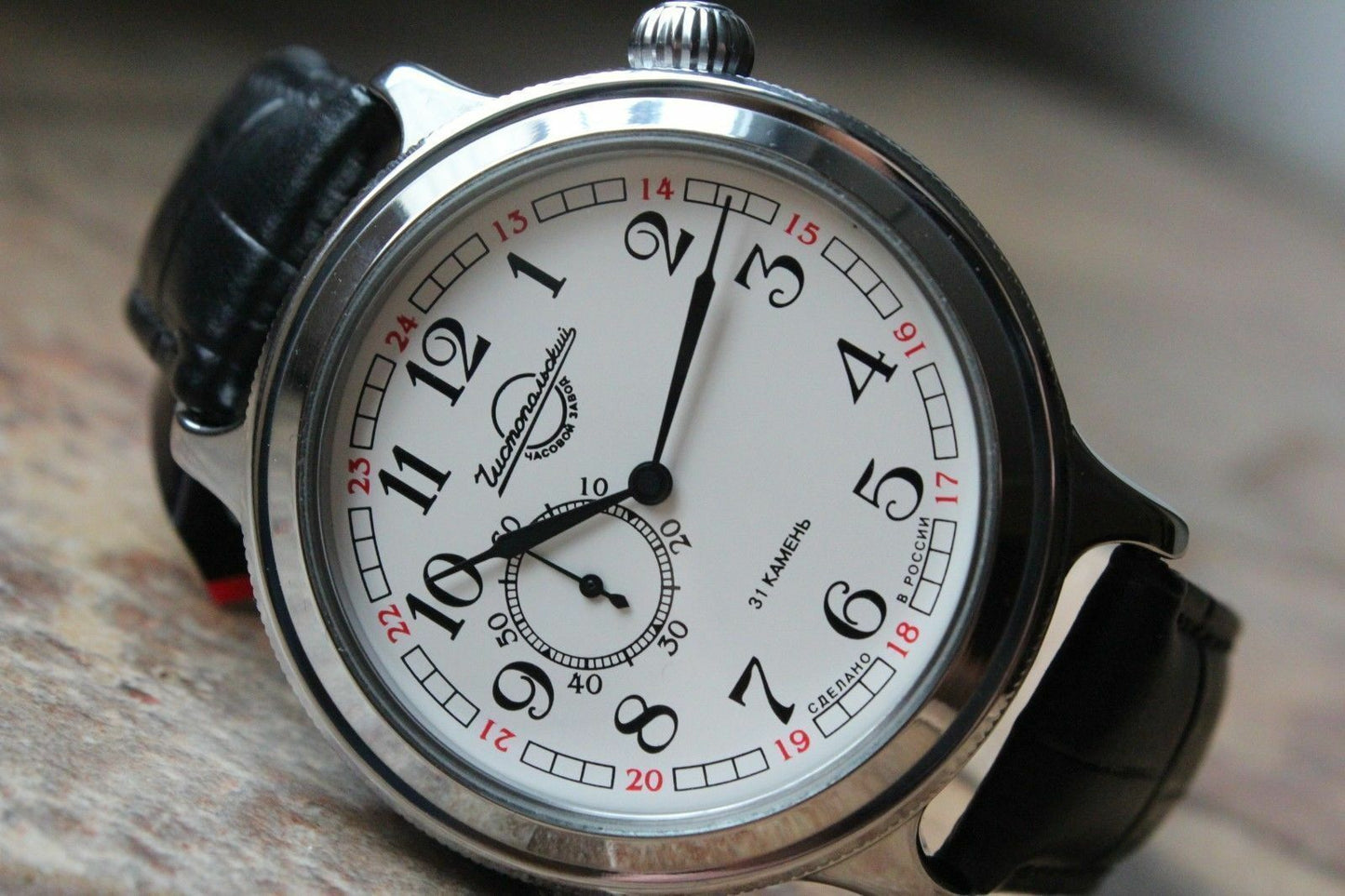 Vostok Komandirsky Auto Russian K-43 Retro wristwatches # 550930 New